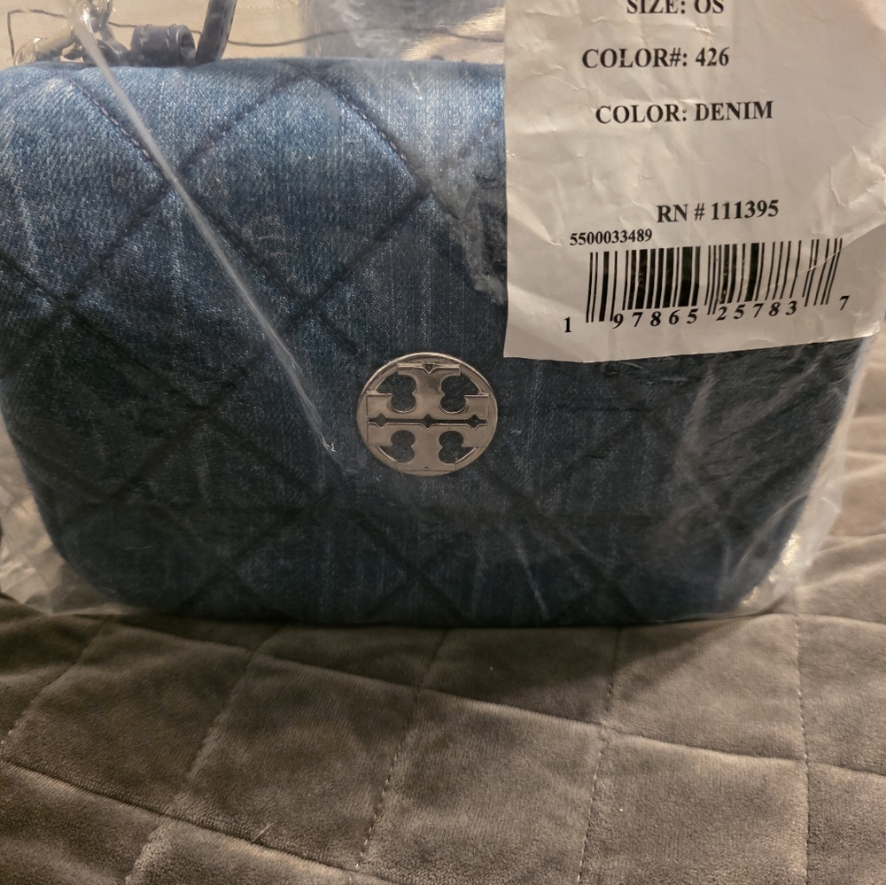 Quilted Denim TORY Berch